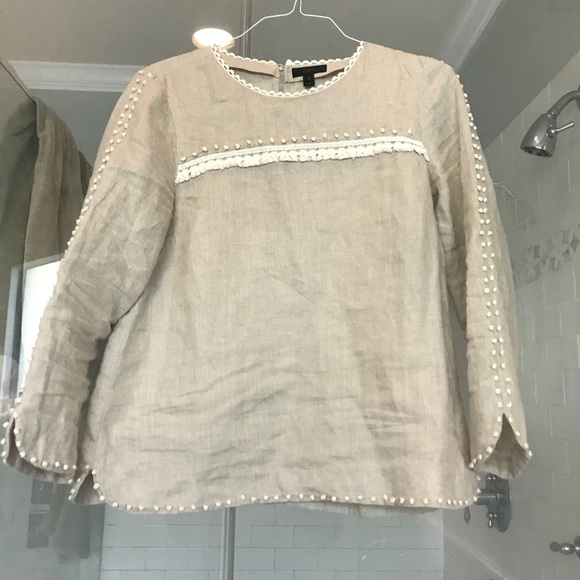 Linen Spring/Beach Top - Picture 3 of 5